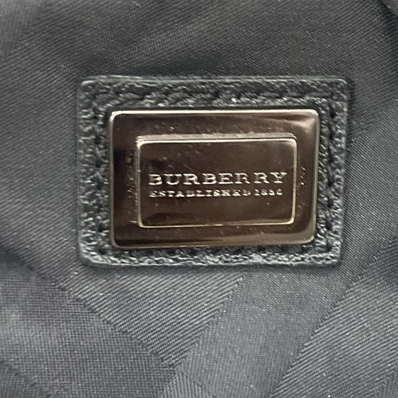 BURBERRY Nylon Check Shoulder Bag - Picture 9 of 16